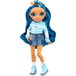 Tienerpoppen|Meisjes>Mga Rainbow High Junior High Fashion Doll Skyler  Bradshaw (Blue)