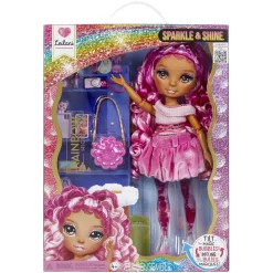 Tienerpoppen|Meisjes> Rainbow High Sparkle & Shine Doll Pink