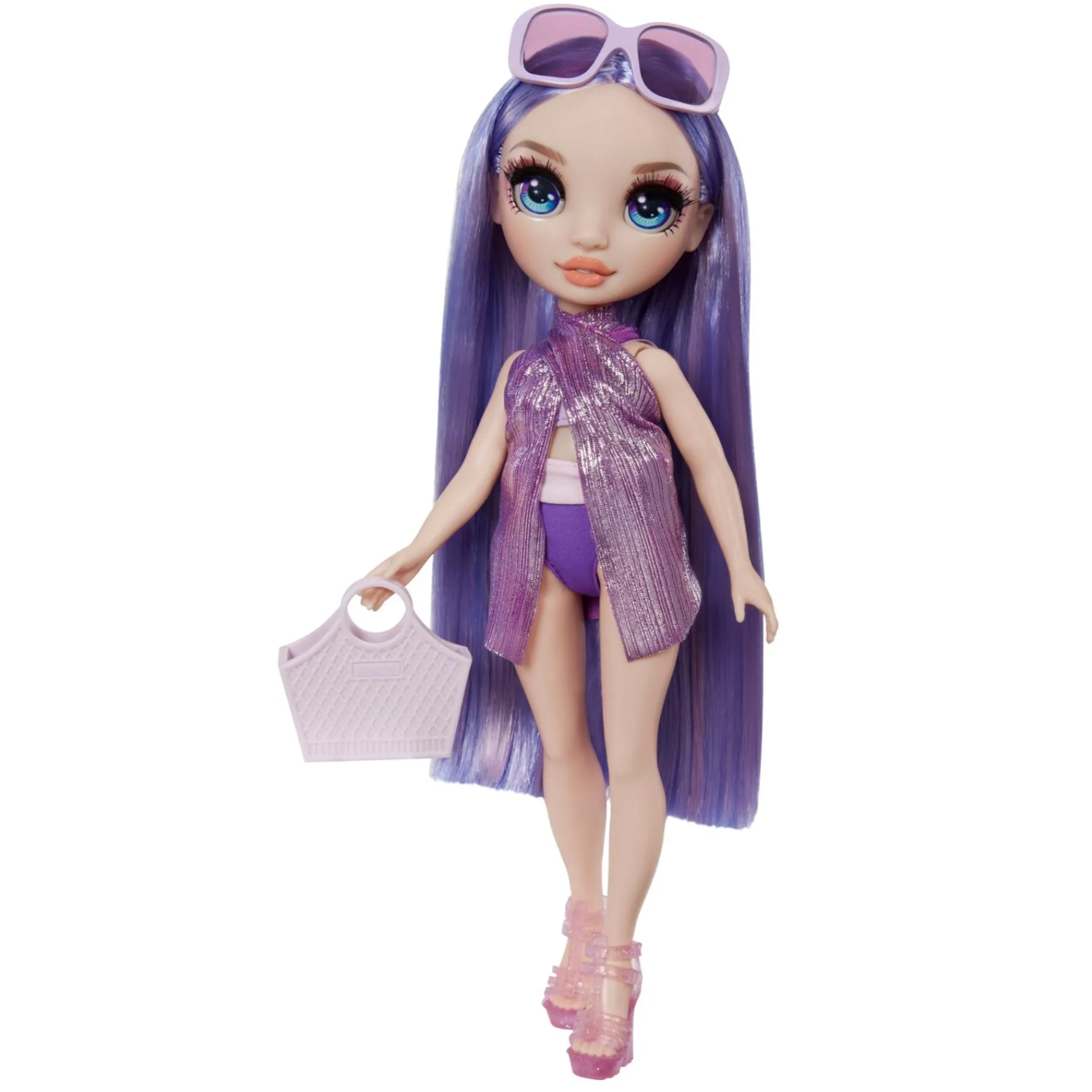 Tienerpoppen|Meisjes>Mga Rainbow High Swim & Style Modepop Violet (Paars)