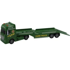 Auto's|Jongens>Rapid Wheels Autotransporter met 2 tractoren met  licht en geluid en frictie