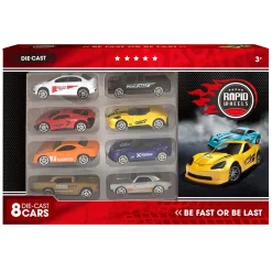 Auto's|Jongens>Rapid Wheels diecast auto 8 stuks