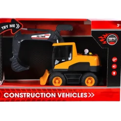 Auto's|Jongens>Rapid Wheels Graafmachine Met Licht En Geluid En Frictie