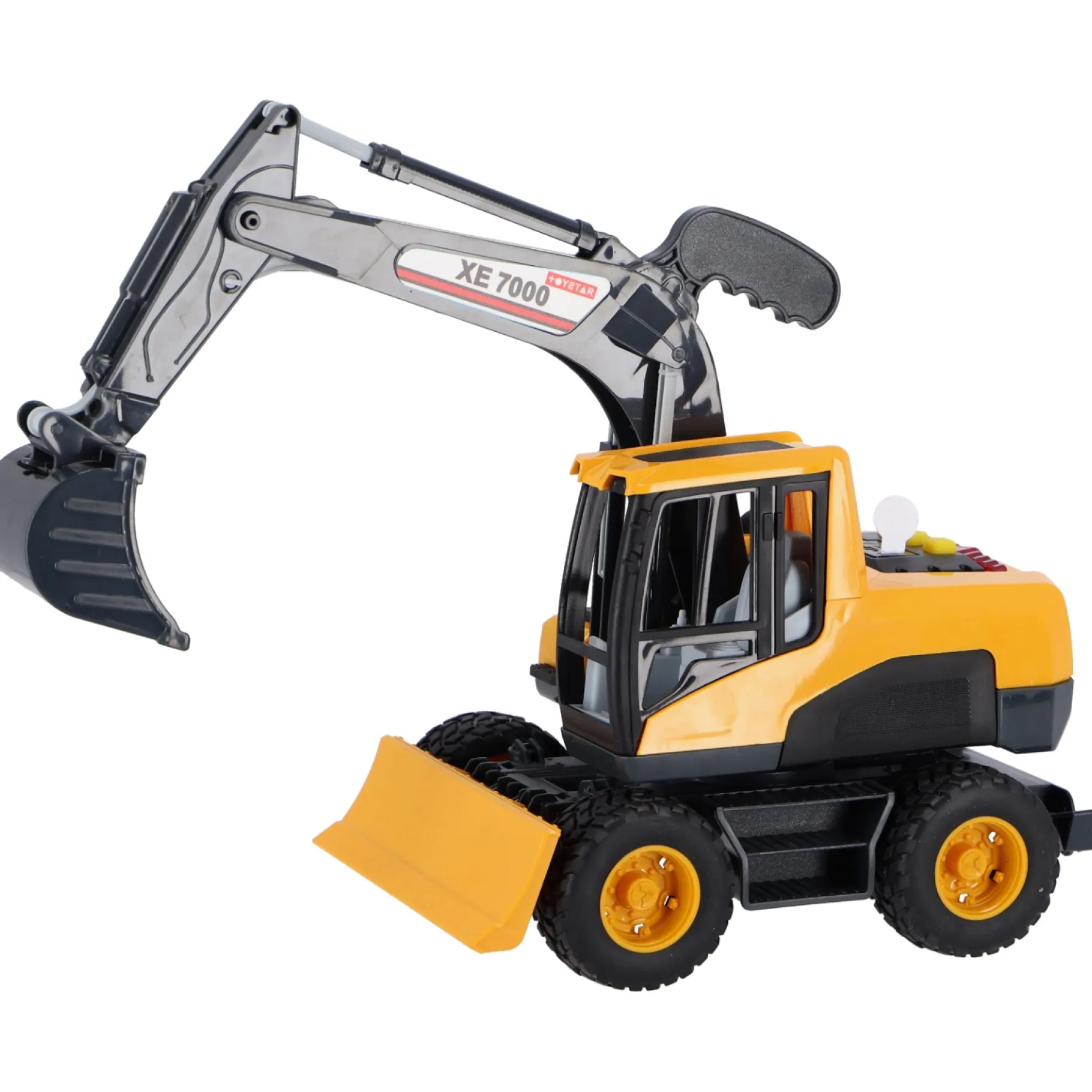 Auto's|Jongens>Rapid Wheels Graafmachine Met Licht En Geluid En Frictie