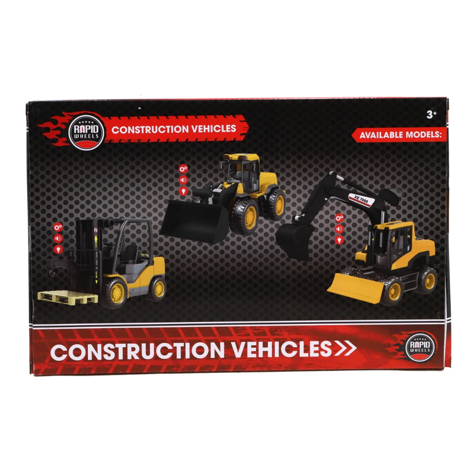 Auto's|Jongens>Rapid Wheels Heftruck Met Licht En Geluid En Frictie