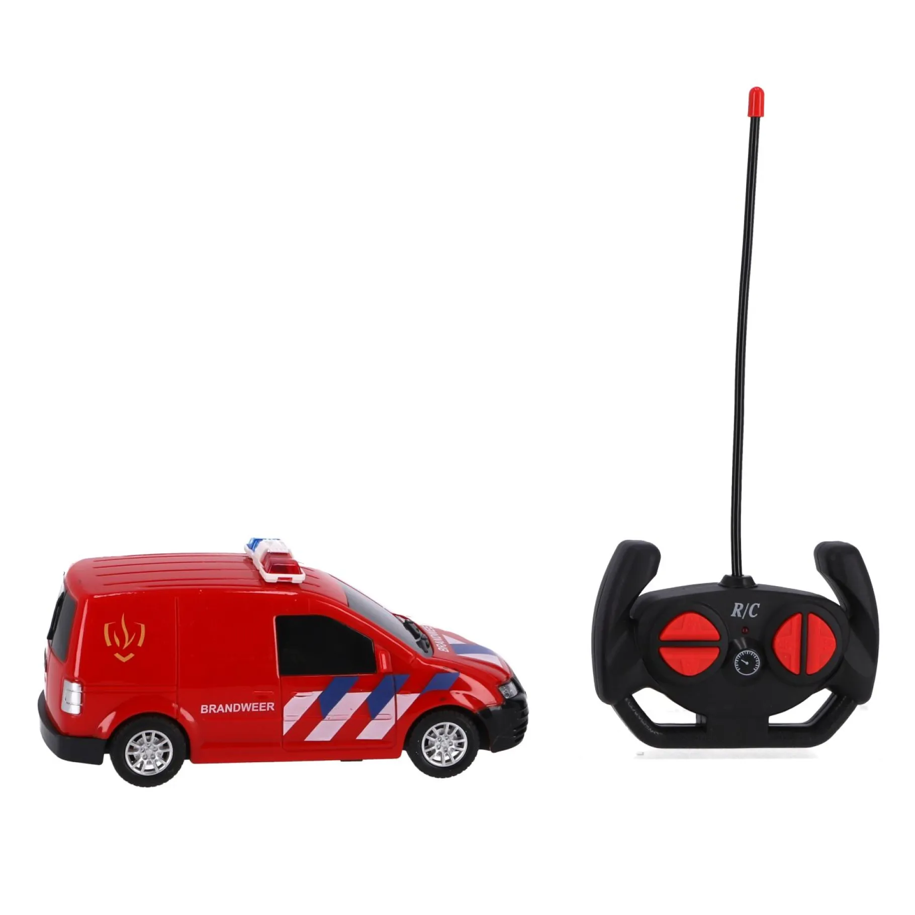 Radiografisch>Rapid Wheels radiografisch bestuurbare brandweer auto met licht