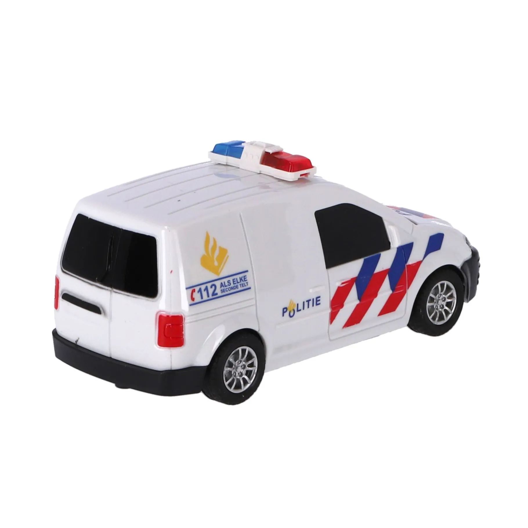 Radiografisch>Rapid Wheels radiografische bestuurbare politie auto met licht