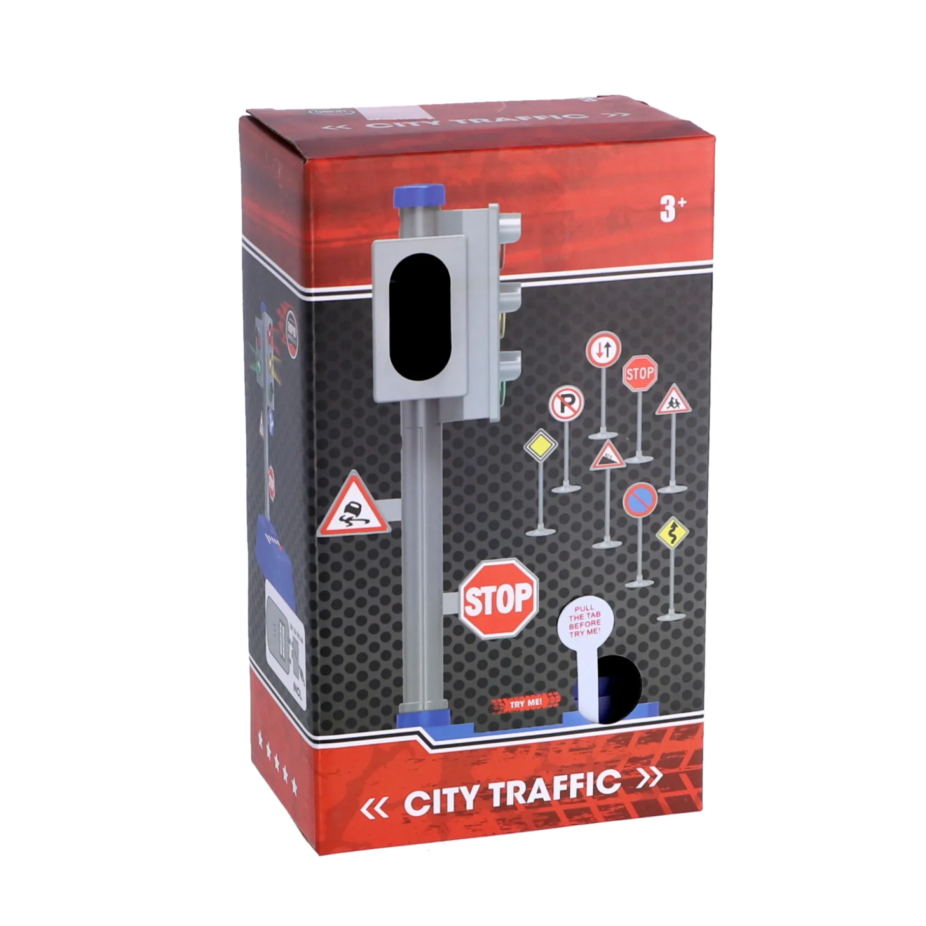 Racebanen>Rapid Wheels verkeerslicht + verkeersborden