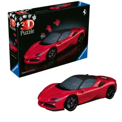 3D Puzzels>Ravensburger - 3D Puzzel - Ferrari SF90 Stradale  108 stukjes
