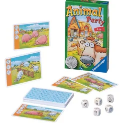 Reisspellen>Ravensburger Animal Party Pocket - Reisspel