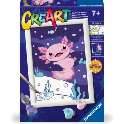 Verven / Schilderen> Ravensburger Creart axolotl schilderen op nummer