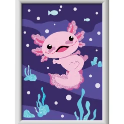 Verven / Schilderen> Ravensburger Creart axolotl schilderen op nummer