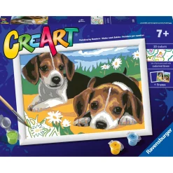 Verven / Schilderen>Ravensburger Creart schilderen op nummer  Beagle puppies