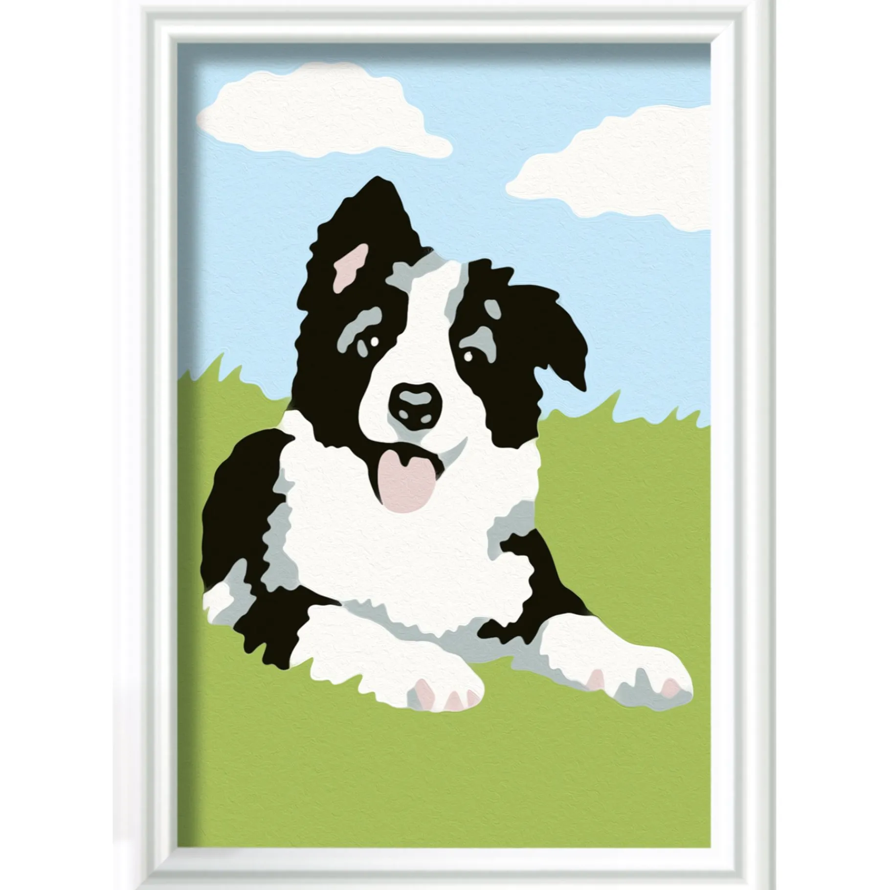 Verven / Schilderen>Ravensburger Creart schilderen op nummer border collie