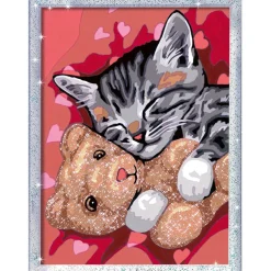 Verven / Schilderen> Ravensburger Creart vredige poes schilderen op nummer