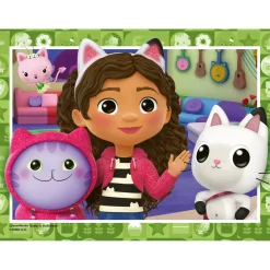 Legpuzzels>Ravensburger Gabby's Dollhouse puzzel  12-16-20-24 stukjes
