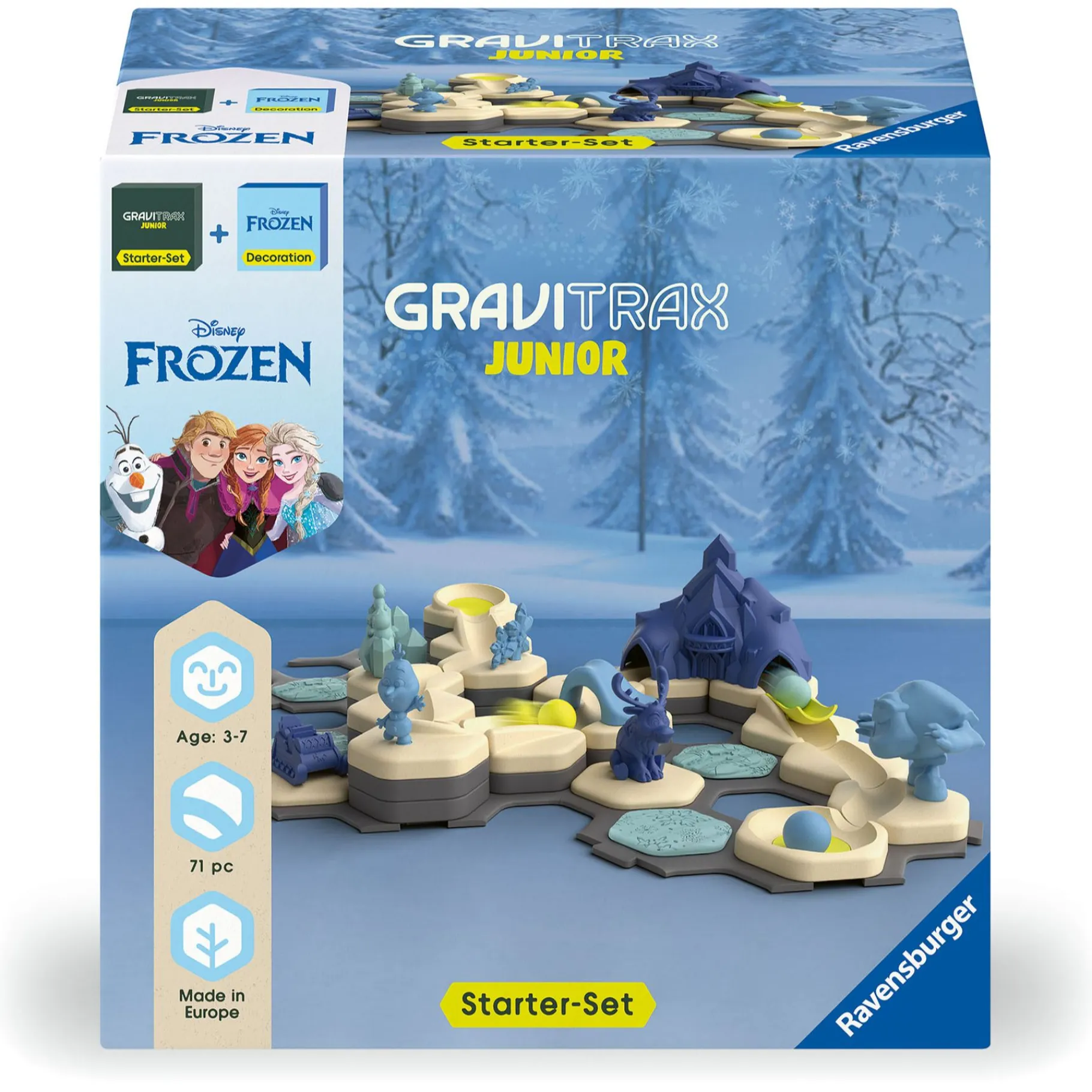 Knikkerbanen> Ravensburger GraviTrax junior bundle frozen