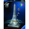 3D Puzzels> Ravensburger Iconics 3D puzzel Eiffeltoren met licht