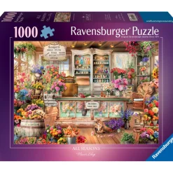Legpuzzels> Ravensburger Puzzel All Seasons Flowershop 1000 stukjes