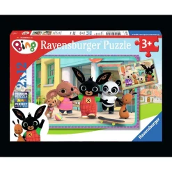 Legpuzzels>Ravensburger puzzel Bing Avontuur 2x12 Stukjes