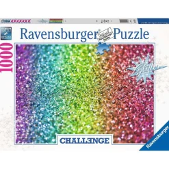 Legpuzzels>Ravensburger puzzel Challenge Glitter 1000 Stukjes