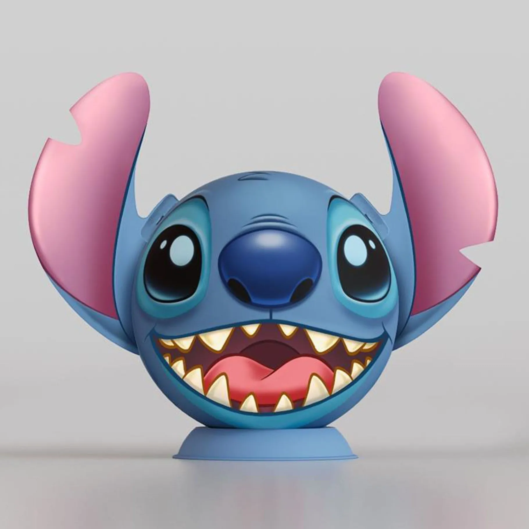 3D Puzzels> Ravensburger Puzzel 3D Stitch met oren