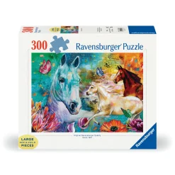 Legpuzzels> Ravensburger puzzel fantasie paarden 300 stukjes extra groot