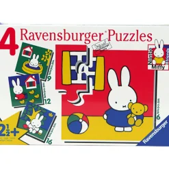 Legpuzzels>Nijntje Ravensburger puzzel 6+9+12+16 Stukjes