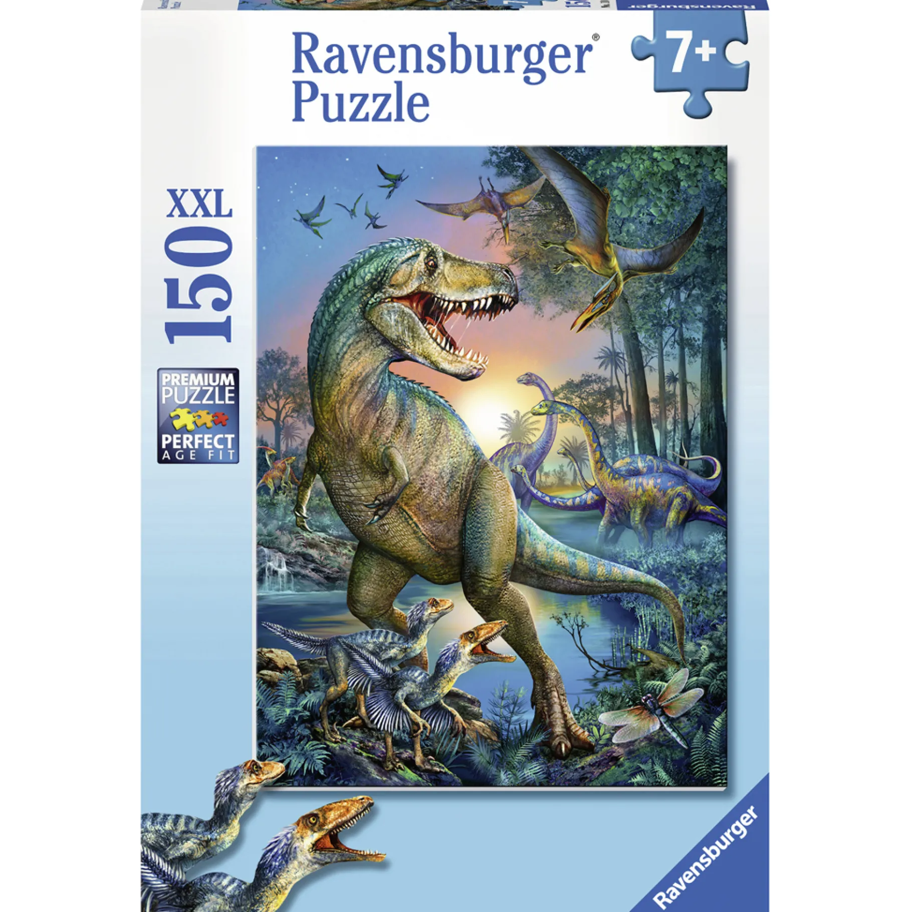 Xxl Puzzels>Ravensburger Puzzel Reus Uit De Oertijd Dino 150 XXL