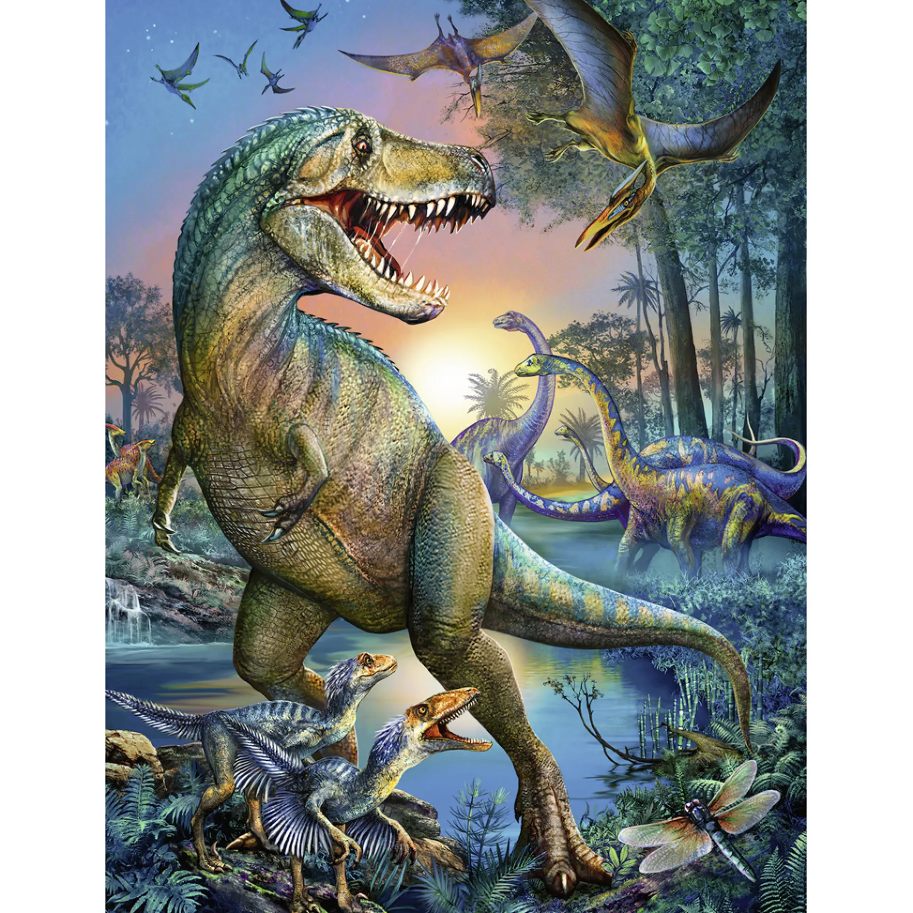 Xxl Puzzels>Ravensburger Puzzel Reus Uit De Oertijd Dino 150 XXL