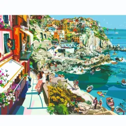 Legpuzzels> Ravensburger puzzel Romantiek in Cinque Terre 1500 stukjes