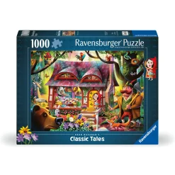 Legpuzzels> Ravensburger Puzzel roodkapje en de wolf 1000 stukjes