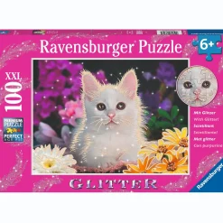 Legpuzzels>Ravensburger puzzel schitterend katje 100 xxl