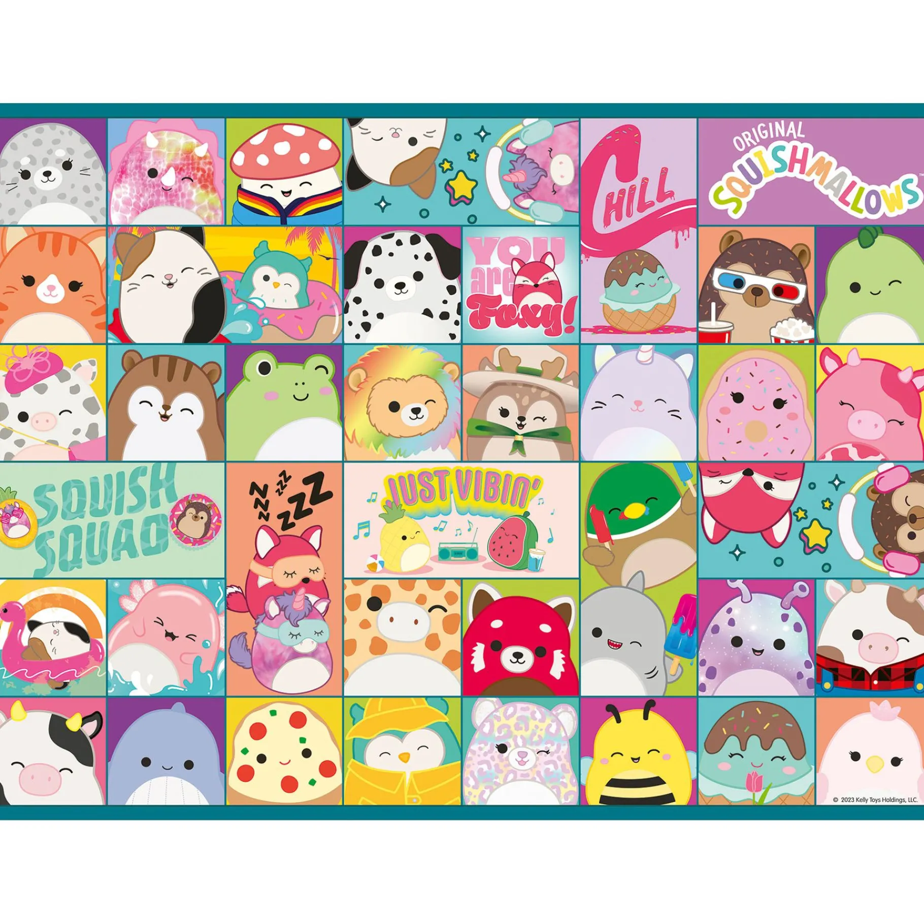Xxl Puzzels>Ravensburger Puzzel Squishmallows 100 xxl