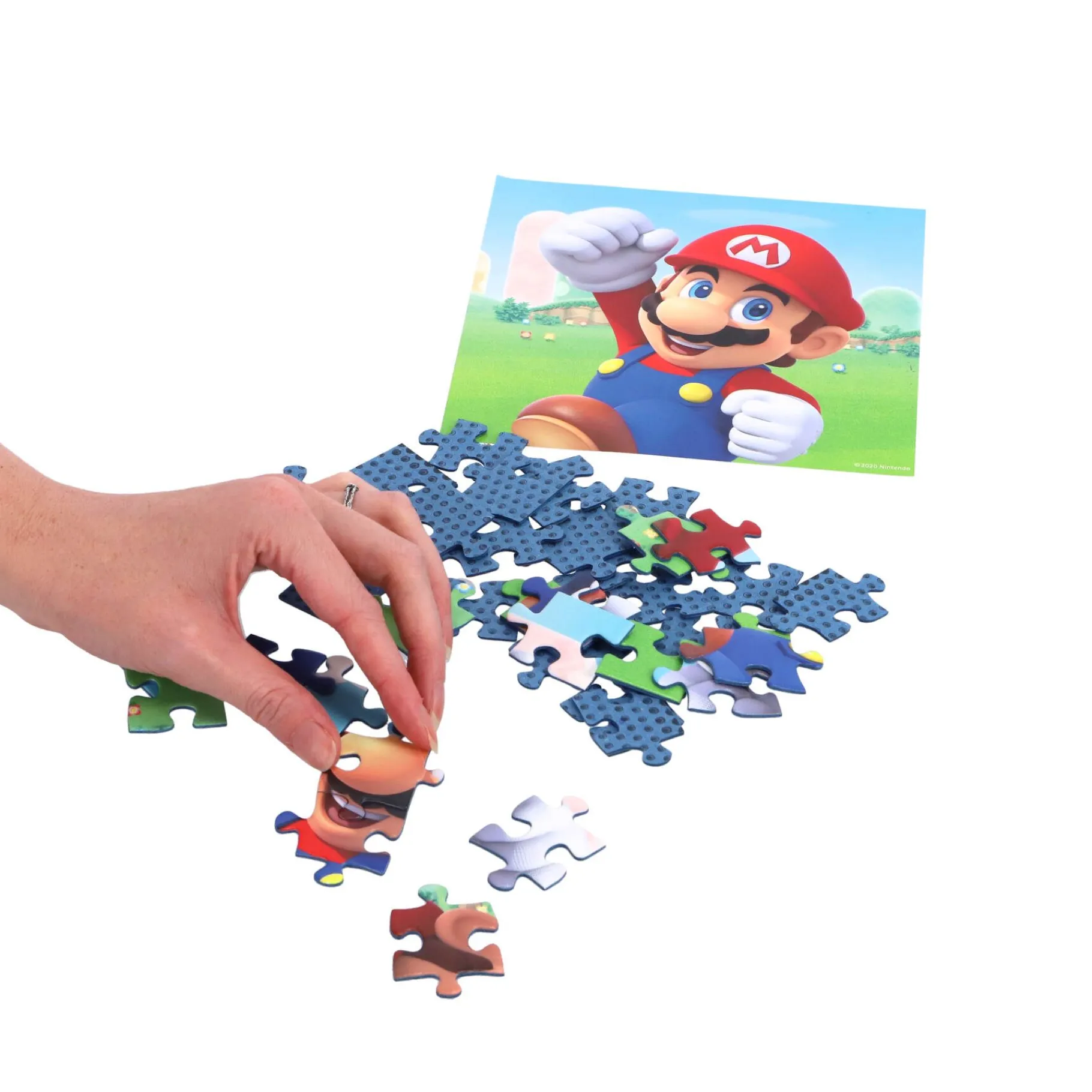 Legpuzzels>Ravensburger puzzel Super Mario 3 x 49 stukjes