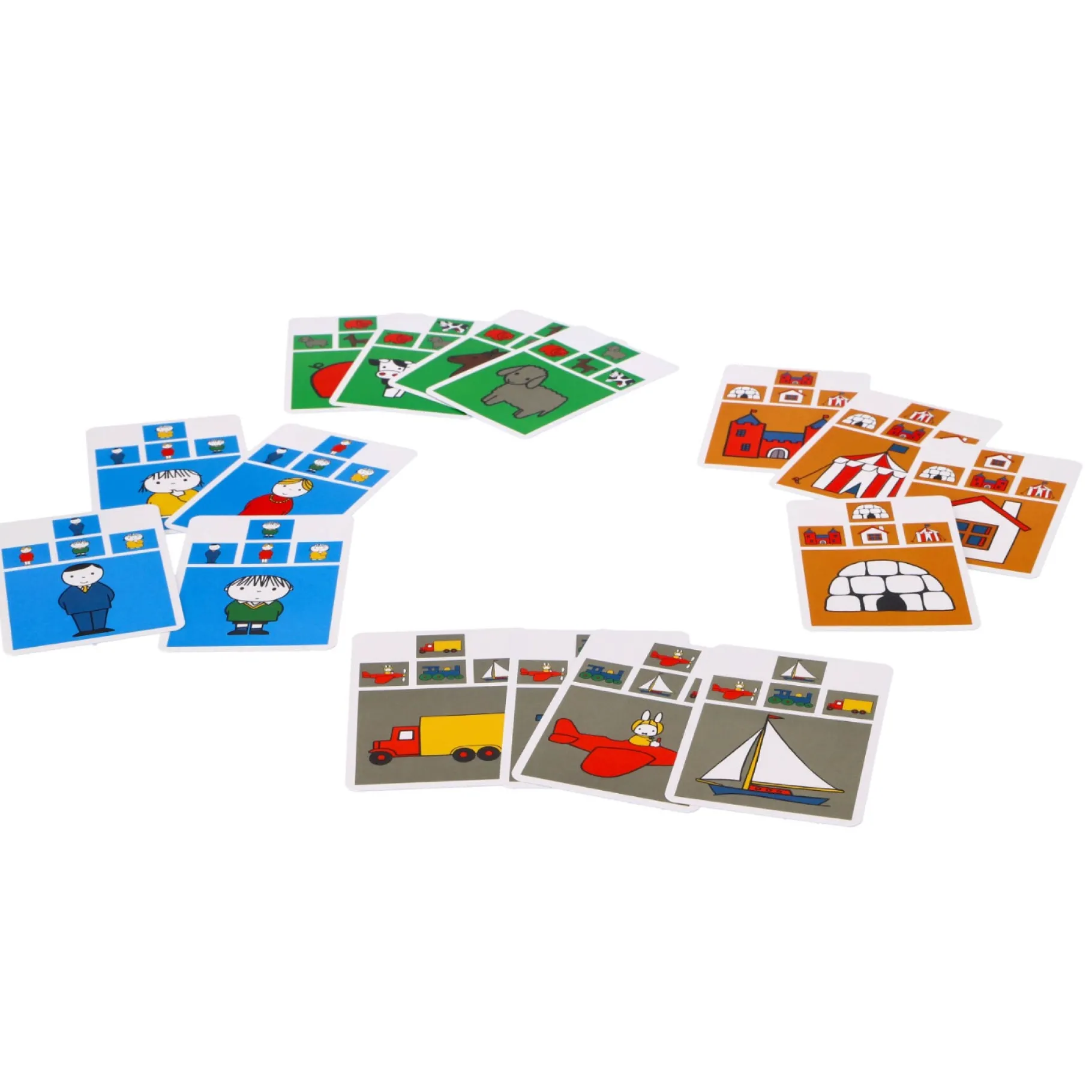 Kwartet>Ravensburger Reuzenkwartet Dick Bruna - Kaartspel