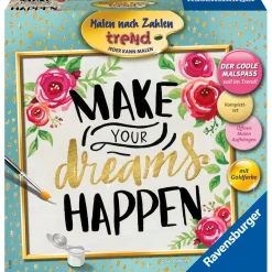 Verven / Schilderen>Ravensburger Schilderen Op Nummer Make Dreams Vierkant