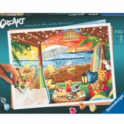 Verven / Schilderen>Ravensburger schilderen op nummer cozy cabana