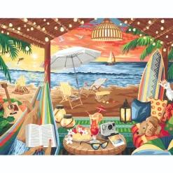 Verven / Schilderen>Ravensburger schilderen op nummer cozy cabana