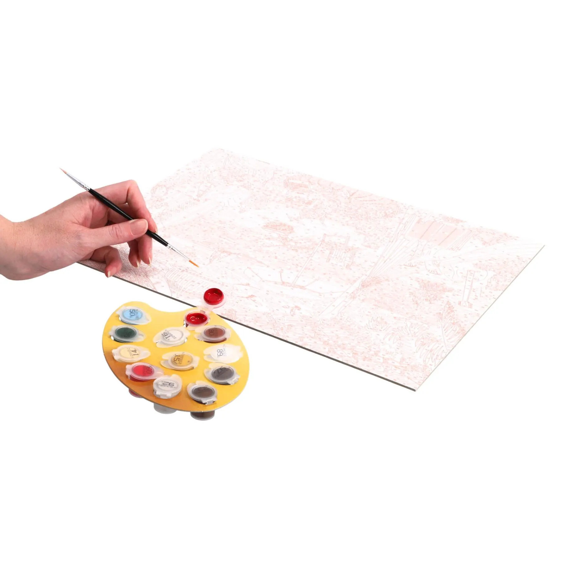 Verven / Schilderen>Ravensburger schilderen op nummer cozy cabana