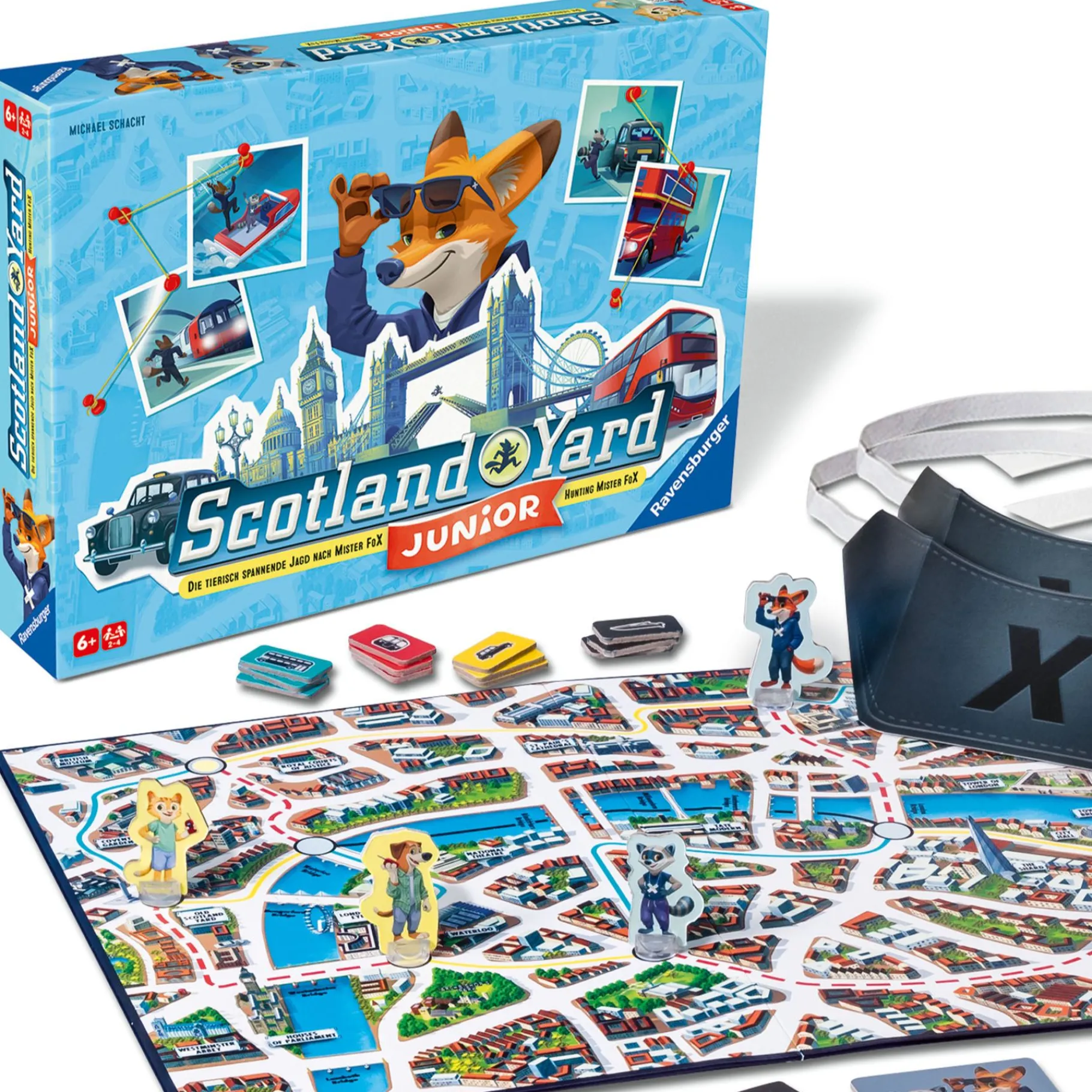 Kinderspellen> Ravensburger Scotland Yard Junior - Kinderspel