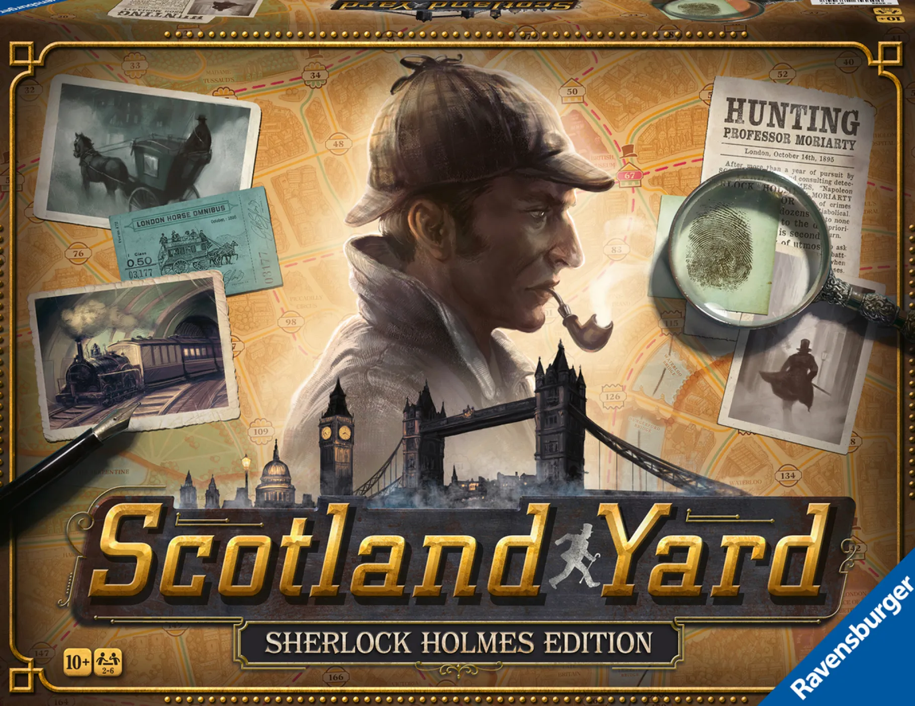 Denkspellen>Ravensburger Sherlock Holmes Scotland Yard - Denkspel
