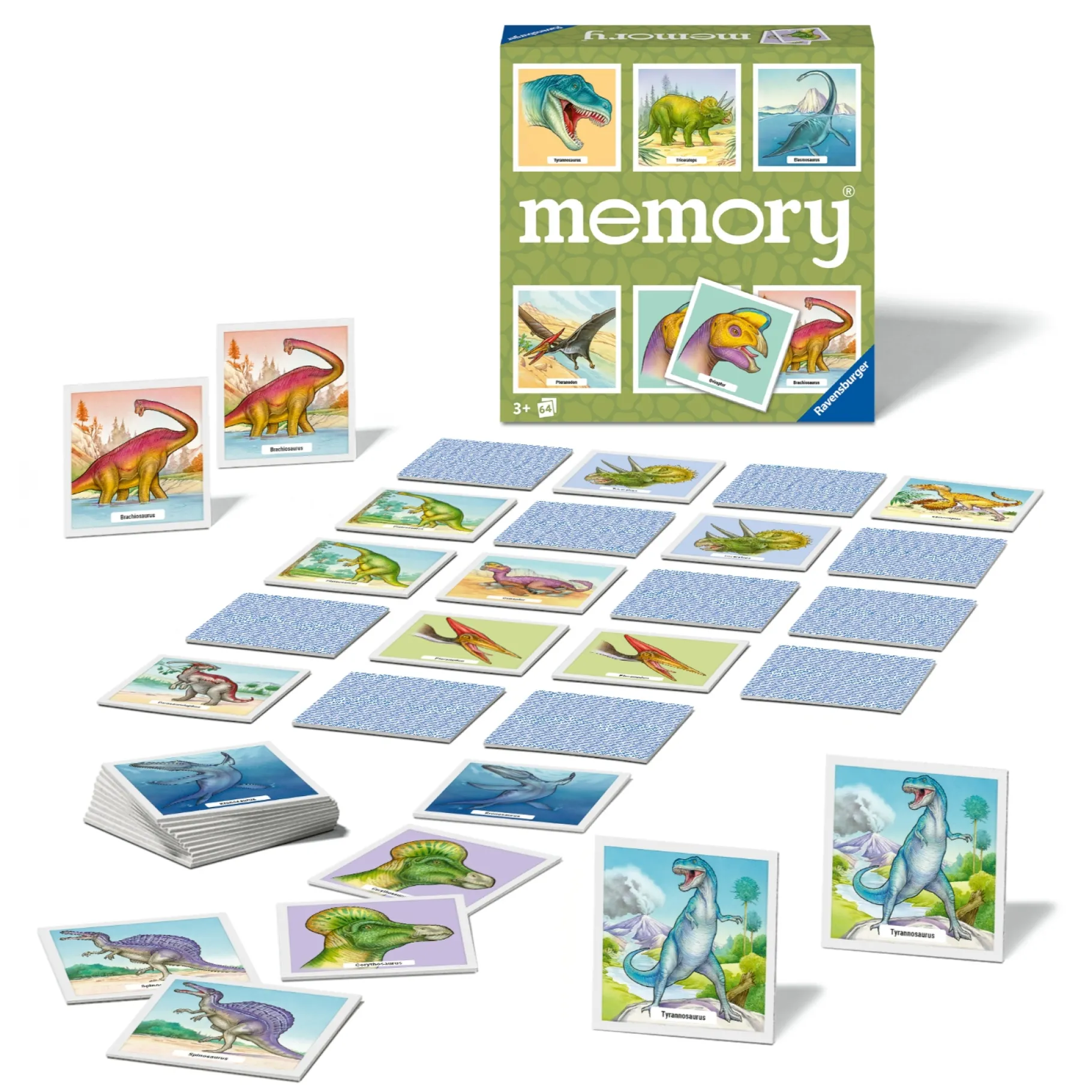Memory>Ravensburger spel memory dino