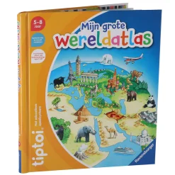Educatieve Spellen> Ravensburger Tiptoi boek de wereldatlas