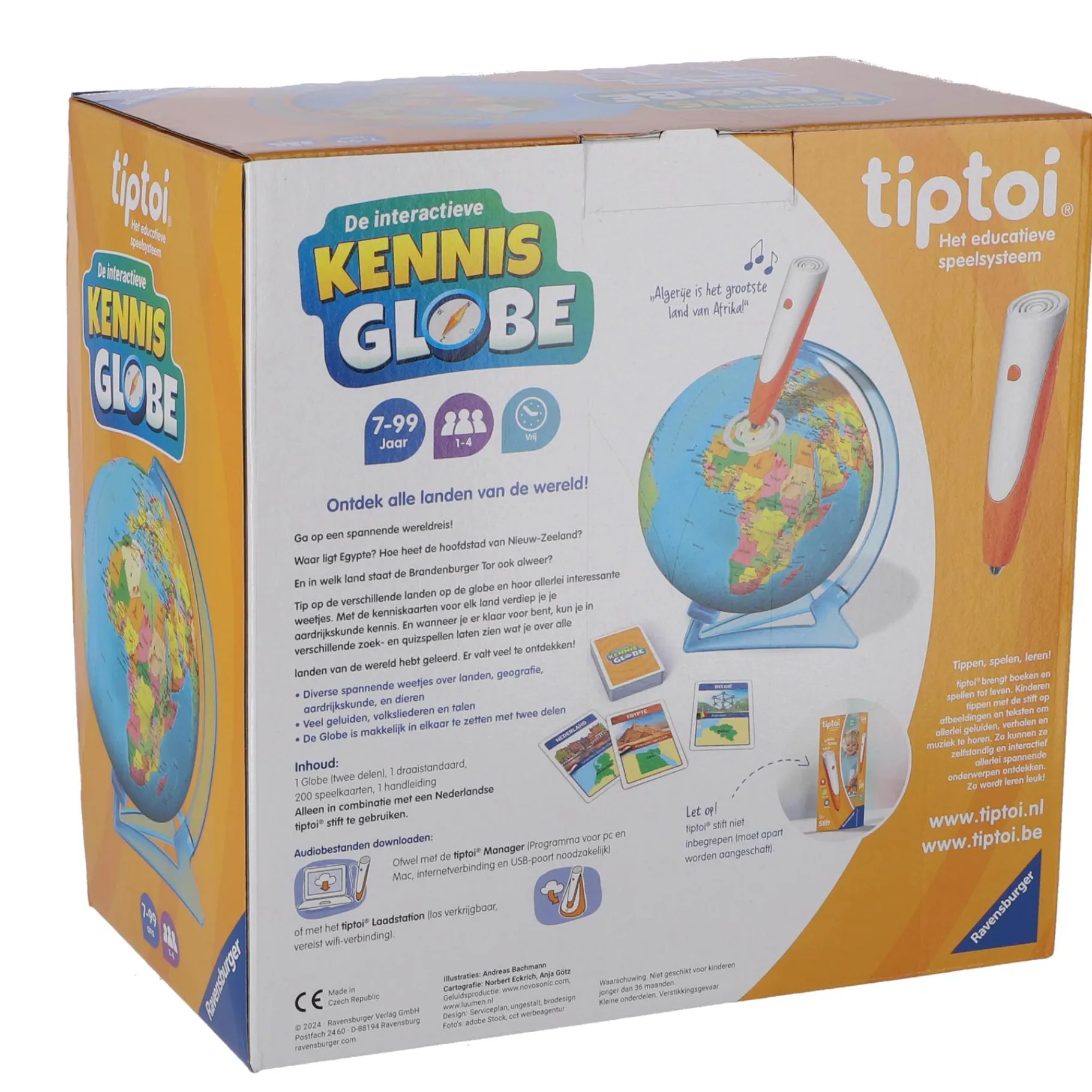 Educatieve Spellen> Ravensburger Tiptoi de interactieve kennis globe