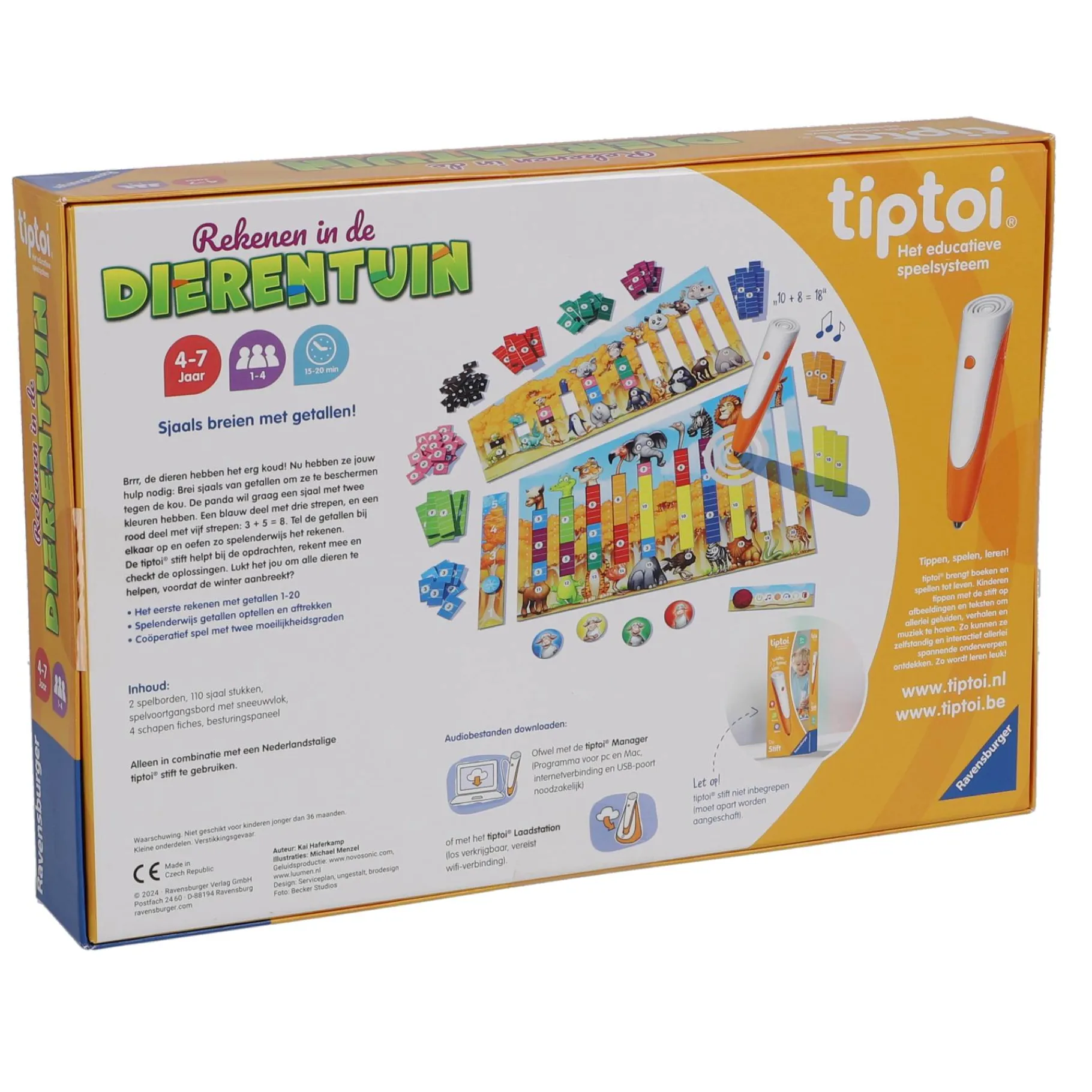 Educatieve Spellen> Ravensburger Tiptoi rekenen in de dierentuin