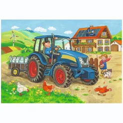 Legpuzzels>Ravensburger Puzzel Bouwplaats Boerderij 2X12 Stuks