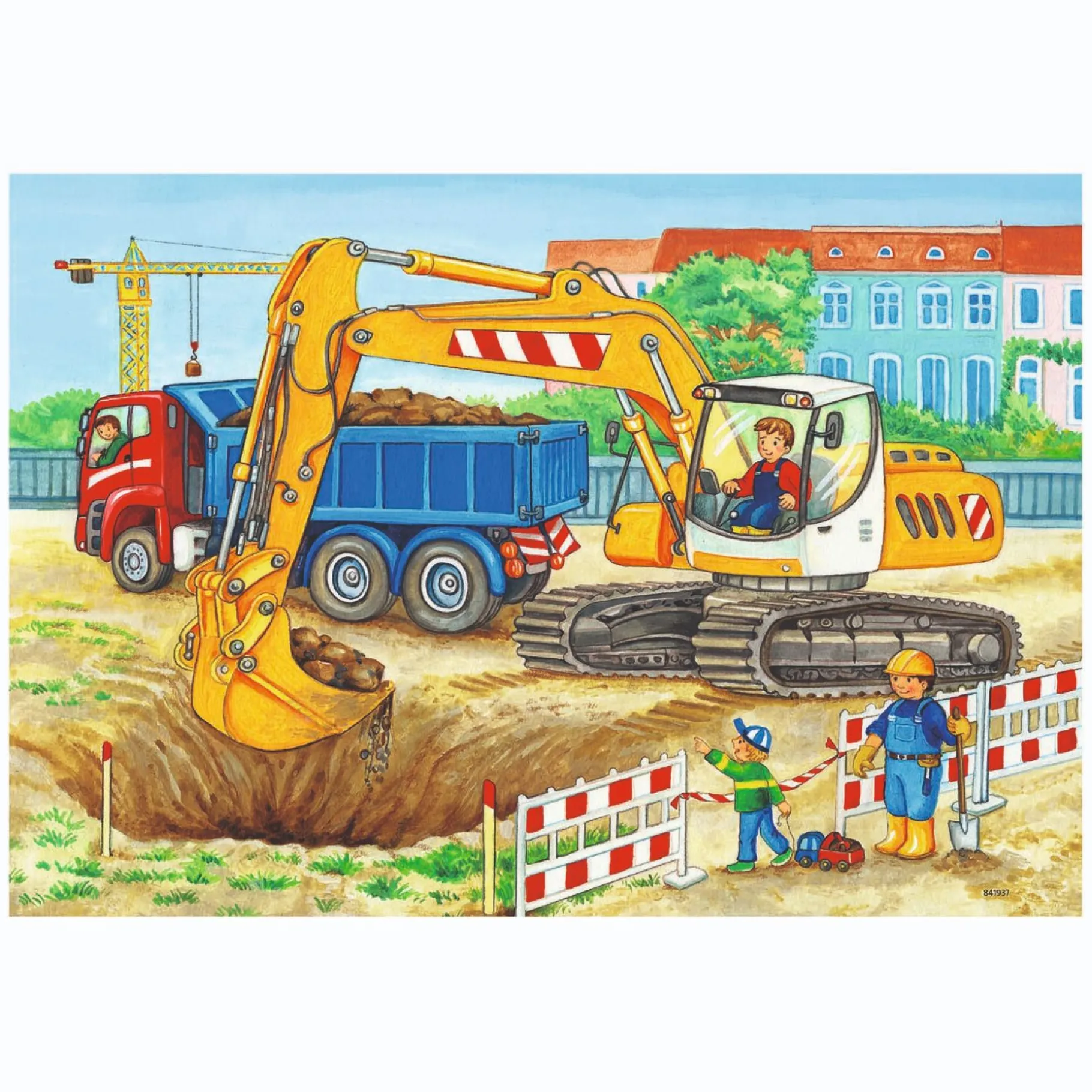 Legpuzzels>Ravensburger Puzzel Bouwplaats Boerderij 2X12 Stuks