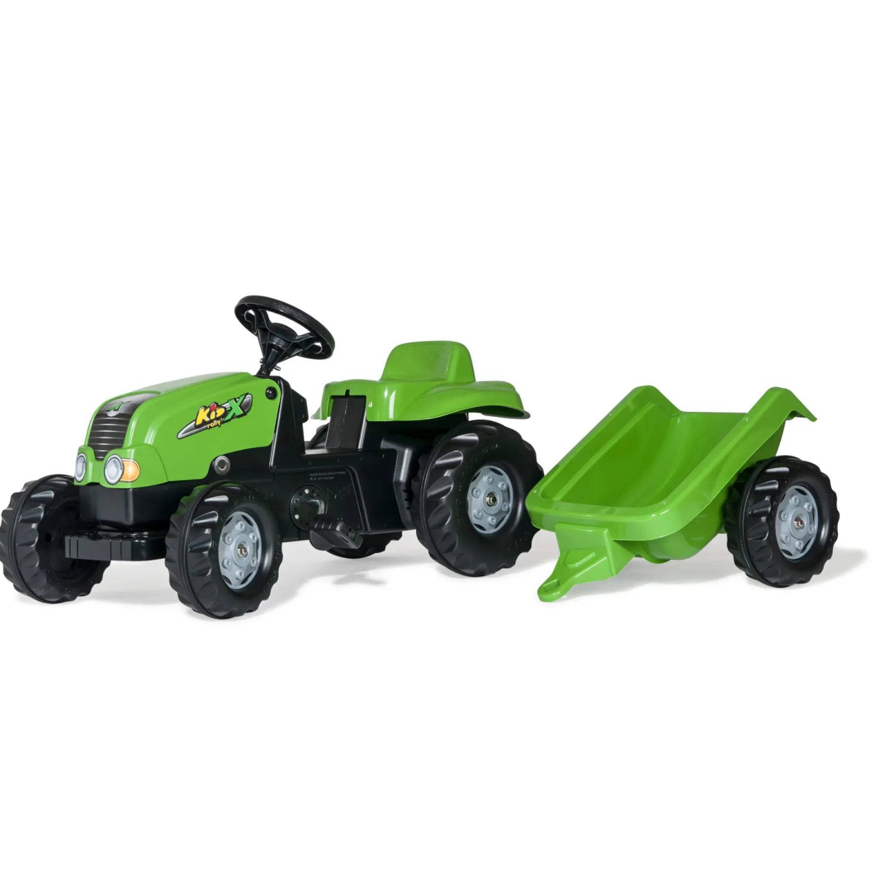 Tractoren>Rolly Toys Traptractor RollyKid-X +Aanhanger Groen