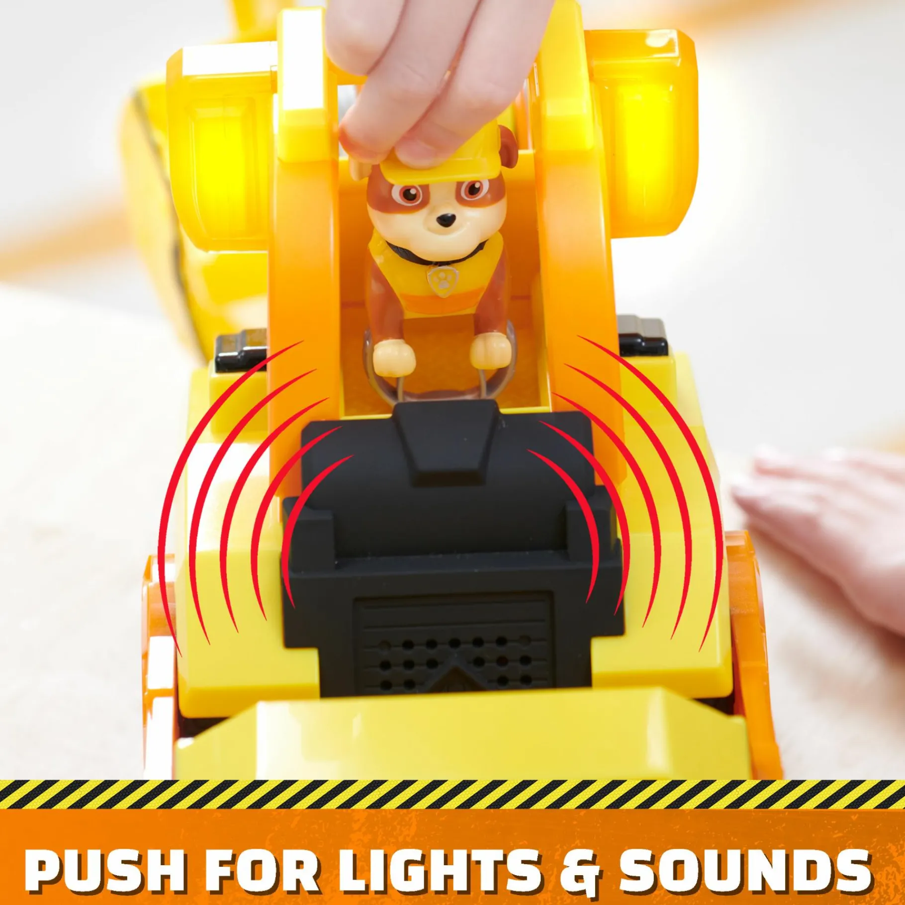 Speelfiguren>Spinmaster Rubble & Crew Rubble Deluxe Bulldozer