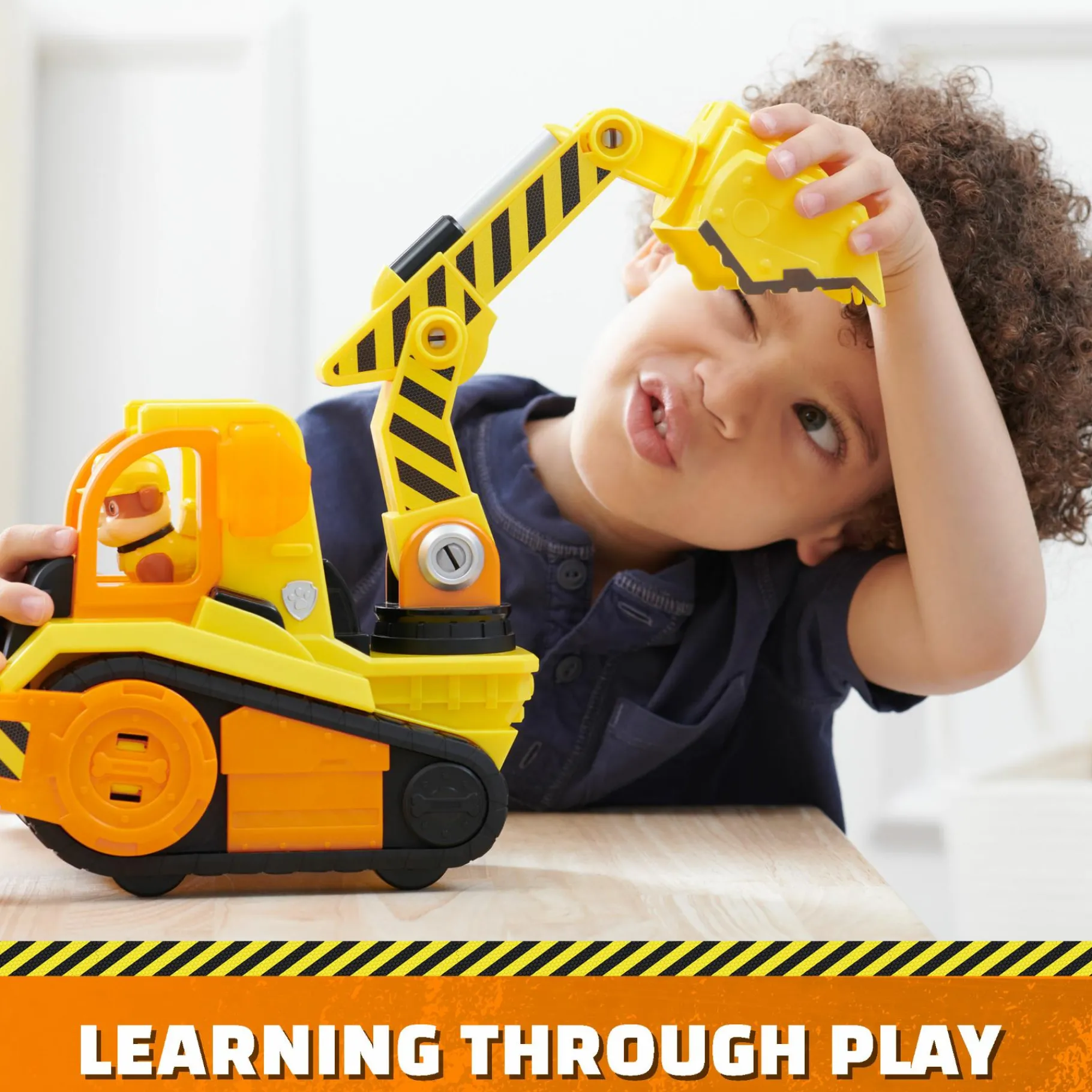 Speelfiguren>Spinmaster Rubble & Crew Rubble Deluxe Bulldozer